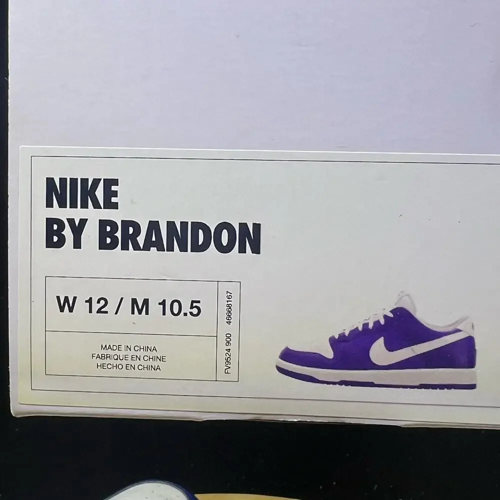 NIKE iD Dunk Low Blue White FV9524 900 Men's Sz 10.5/Women's Size 12 - Picture 10 of 10